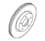 D02063TA0CNW - Brakes: Value Advantageâ„¢ ROTOR-DISC BRAKE,FRONT for Nissan: Altima Image