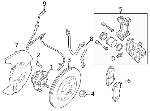 Front Brakes for 2019 Nissan Altima #0