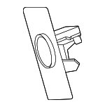 95C807349 - Body: Auto Park Sensor Bracket for Porsche: Macan Image