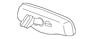 87810AC040 - : Mirror Inside for Toyota Image