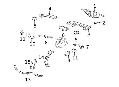 Ducts for 2005 Ford Freestar #0