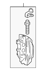 98635242301 - : Caliper Assembly for Porsche: Boxster, Cayman Image