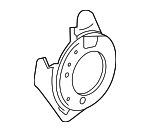 98735280100 - Brakes: Splash Shield for Porsche: Boxster, Cayman Image