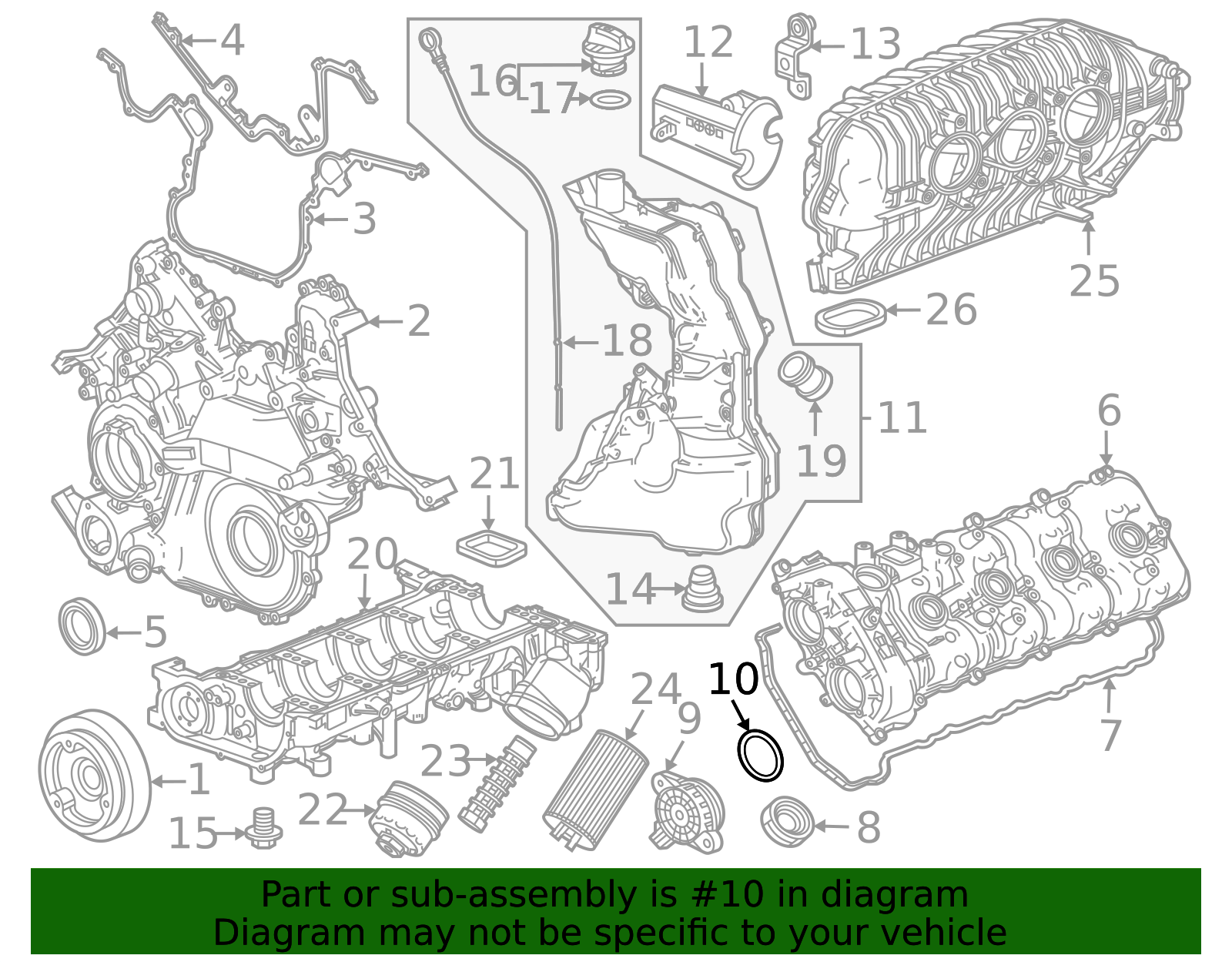 2020-2026 GM Camshaft Position Sensor Seal 12626252 | OEM Parts Online