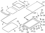 32285390 - Body: Rear Glass for Volvo Image