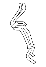 55037830AF - HVAC: Heater Hose for Dodge: Nitro | Jeep: Liberty Image