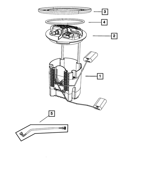 Fuel Pump and Sending Unit for 2009 Jeep Grand Cherokee #0
