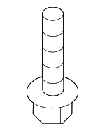 30640816 - Body: Sun-visor Screw for Volvo Image