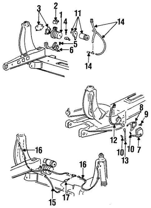 Ride Control Components for 1991 Buick Riviera #0