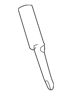 5505447010 - Body: Glove Box Stopper for Toyota: C-HR, Corolla, Corolla Cross, GR Corolla, Grand Highlander, Highlander, Mirai, Prius, Prius Plug-In, Prius Prime, Prius V, RAV4, RAV4 Prime, Sienna, Venza Image