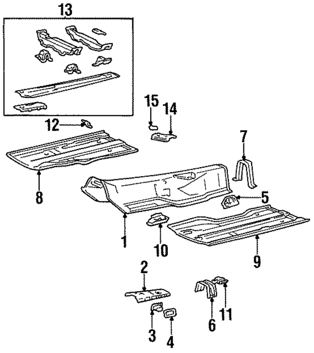 5725750020 - Engine: Engine Mount Support Bracket for Lexus Image