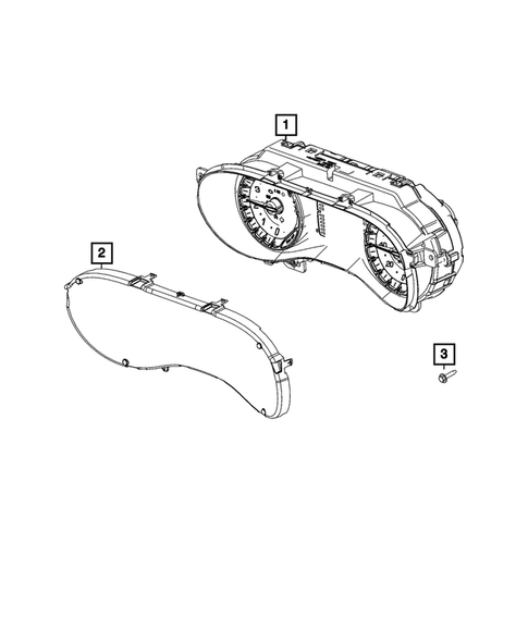 Instrument Panel Cluster for 2022 Chrysler Pacifica #0