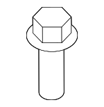 987991 - Electrical: Bracket Bolt for Volvo: S60, S60 Cross Country, S80, V60, V60 Cross Country, V70, XC60, XC70 Image