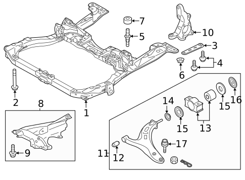 Suspension Components for 2017 Subaru Outback #0