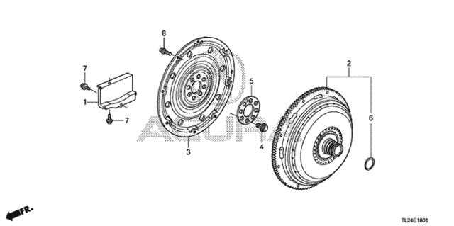 Torque Converter (V6) for 2010 Acura TSX #0