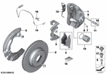 34116773201 - : Caliper Housing Left for BMW Image