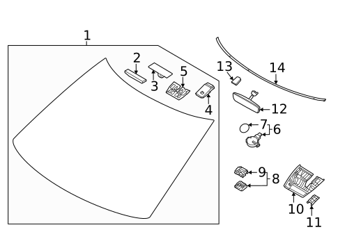 Reveal Moldings for 2023 Kia EV6 #0