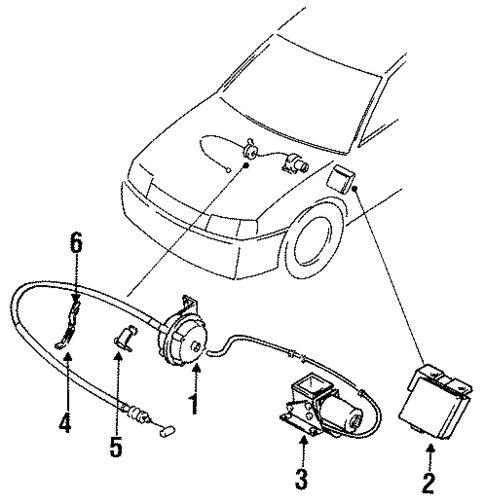 Cruise Control for 1996 INFINITI G20 #0