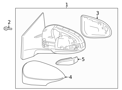Outside Mirrors for 2016 Toyota Corolla #0