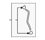 575302J400 - Steering: Power Steering Suction Hose for Kia: Borrego Image