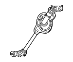 8W1419753C - Steering: Lower Shaft for Audi: A4, A4 allroad, A4 Quattro, A5 Quattro, A5 Sportback, RS5, RS5 Sportback, S4, S5, S5 Sportback Image