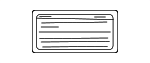 985N80Z800 - Body: Air Bag Label for Nissan: Altima, Armada, Frontier, Maxima, Pathfinder, Pathfinder Armada, Quest, Sentra, TITAN, Versa, Xterra Image