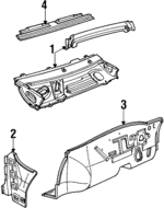 E4FZ5802010A - Body: Cowl Top Panel for Ford: Escort, EXP | Mercury: Lynx Image