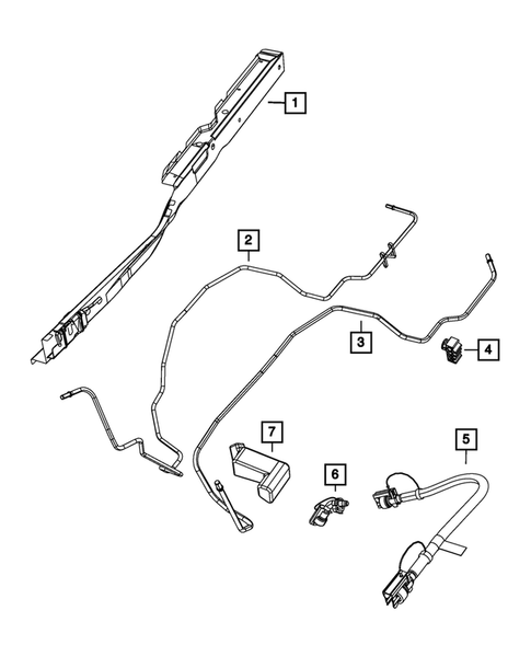 Fuel Lines for 2012 Jeep Liberty #0