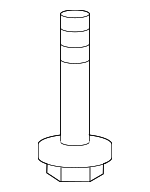 90167SDD000 - : 2009-2011 Honda Pilot - Bolt Flange (10x65) for Honda: Pilot Image