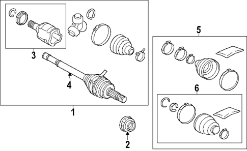 Drive Axles for 2025 Lexus TX500h #1