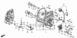 21240RCV010 - Transmission - Automatic: COVER, L. SIDE for Honda Image