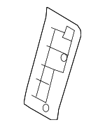 883950A000QZO - Body: Back Panel for Hyundai Image