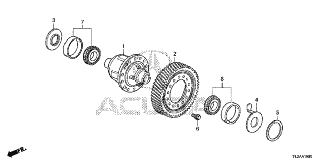 AT Differential (V6) for 2014 Acura TSX #0