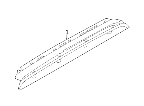 High Mounted Stop Lamp for 2014 BMW X1 #0