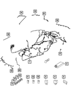56021909AA - Electrical: Body Wiring Grommet for Mopar Image