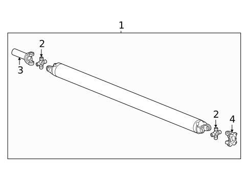 Drive Shaft for 2022 Chevrolet Silverado 2500 HD #2