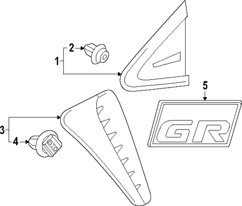 Exterior Trim - Fender for 2025 Toyota GR Corolla #0