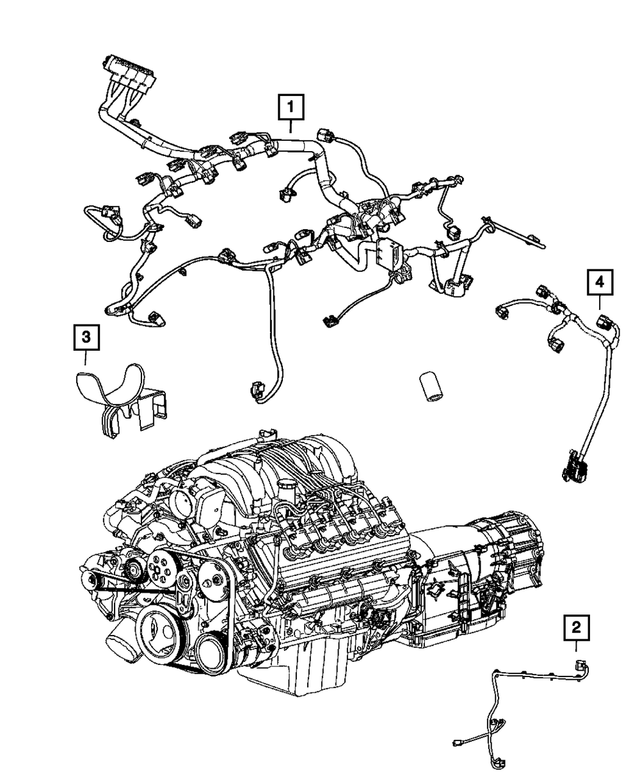 4801474AB - Electrical: Trough for Mopar Image