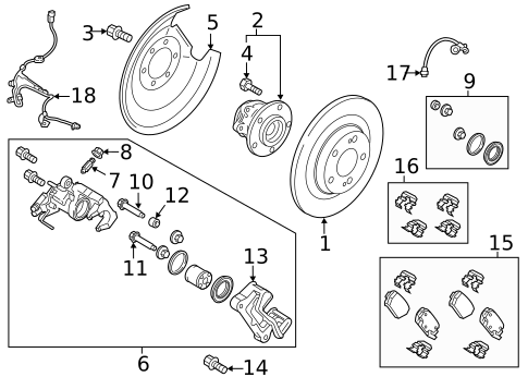 Rear Brakes for 2025 Mitsubishi Eclipse Cross #0