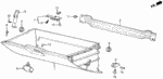938940501608 - Interior/Bumper: SCREW-WASHER (5X16) for Honda Image