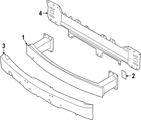 Bumper & Components - Front for 2024 Porsche Taycan #1