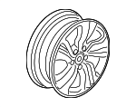42700TBAA81 - Suspension: Wheel, Alloy for Honda Image