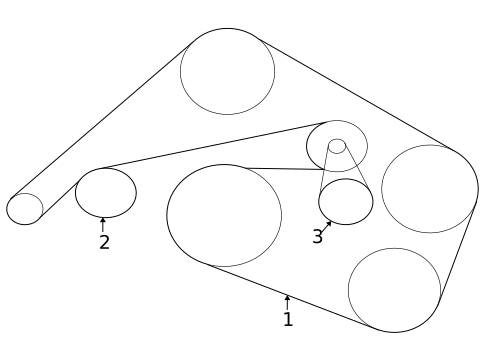 Belts & Pulleys for 2010 Jaguar XF #0