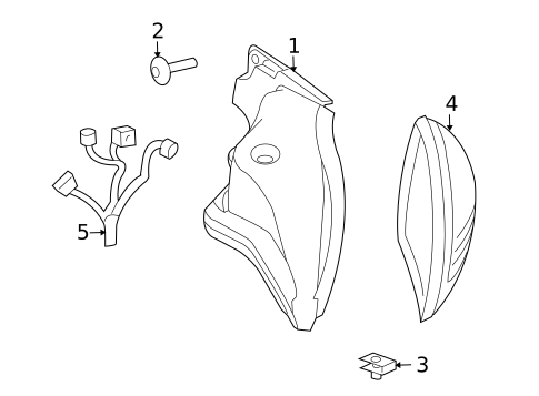Tail Lamps for 2010 Dodge Viper #0