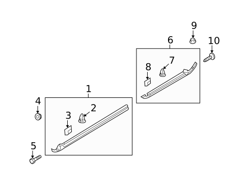 Exterior Trim - Pillars for 2009 Kia Sportage #0