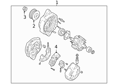 Alternator/Generator & Related Components for 2004 Suzuki Verona #0