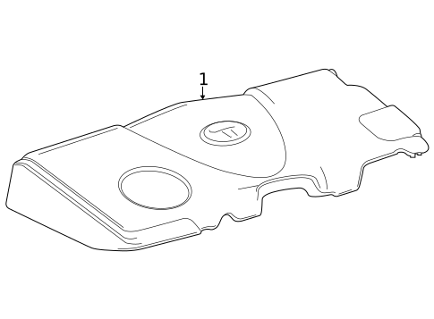 Engine Appearance Cover for 2024 Toyota Crown #0