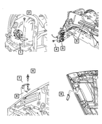 56010335AD - Electrical: Alarm Siren for Mopar Image image
