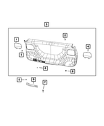 6BZ09PS4AD - : Handle Cover for Mopar Image