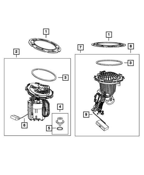 Fuel Pump and Sending Unit for 2011 Dodge Charger #0